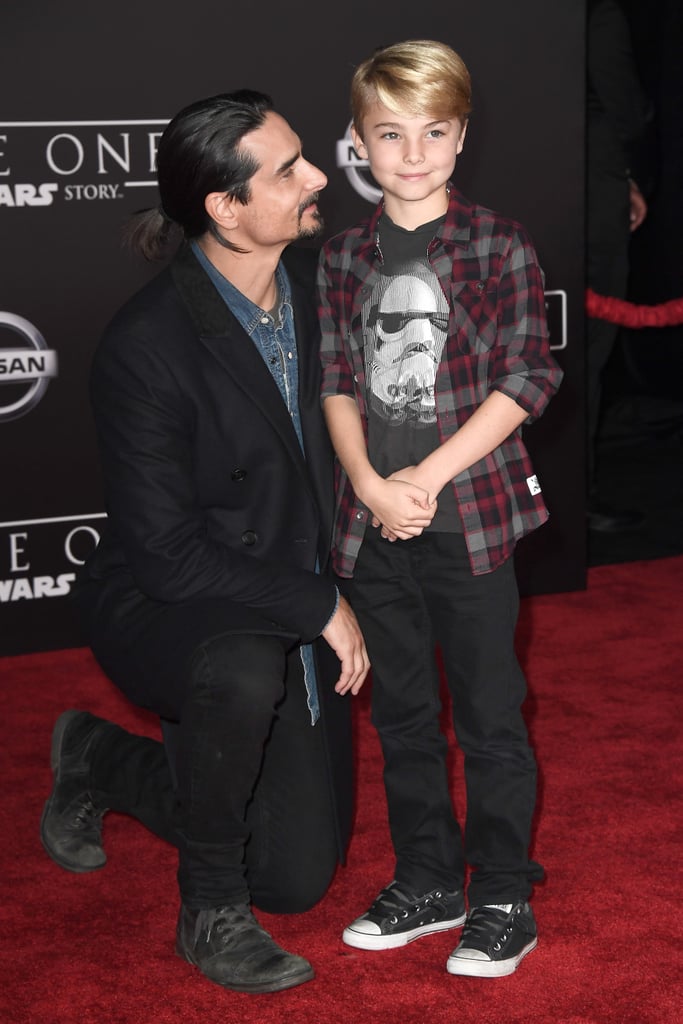 Kevin Richardson and AJ McLean at Rogue One LA Premiere 2016