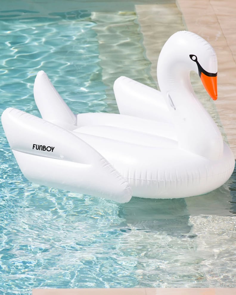 An Elegant Swan: Funboy White Swan Pool Float