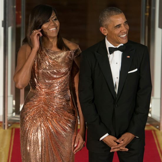 Barack and Michelle Obama at First and Last State Dinners