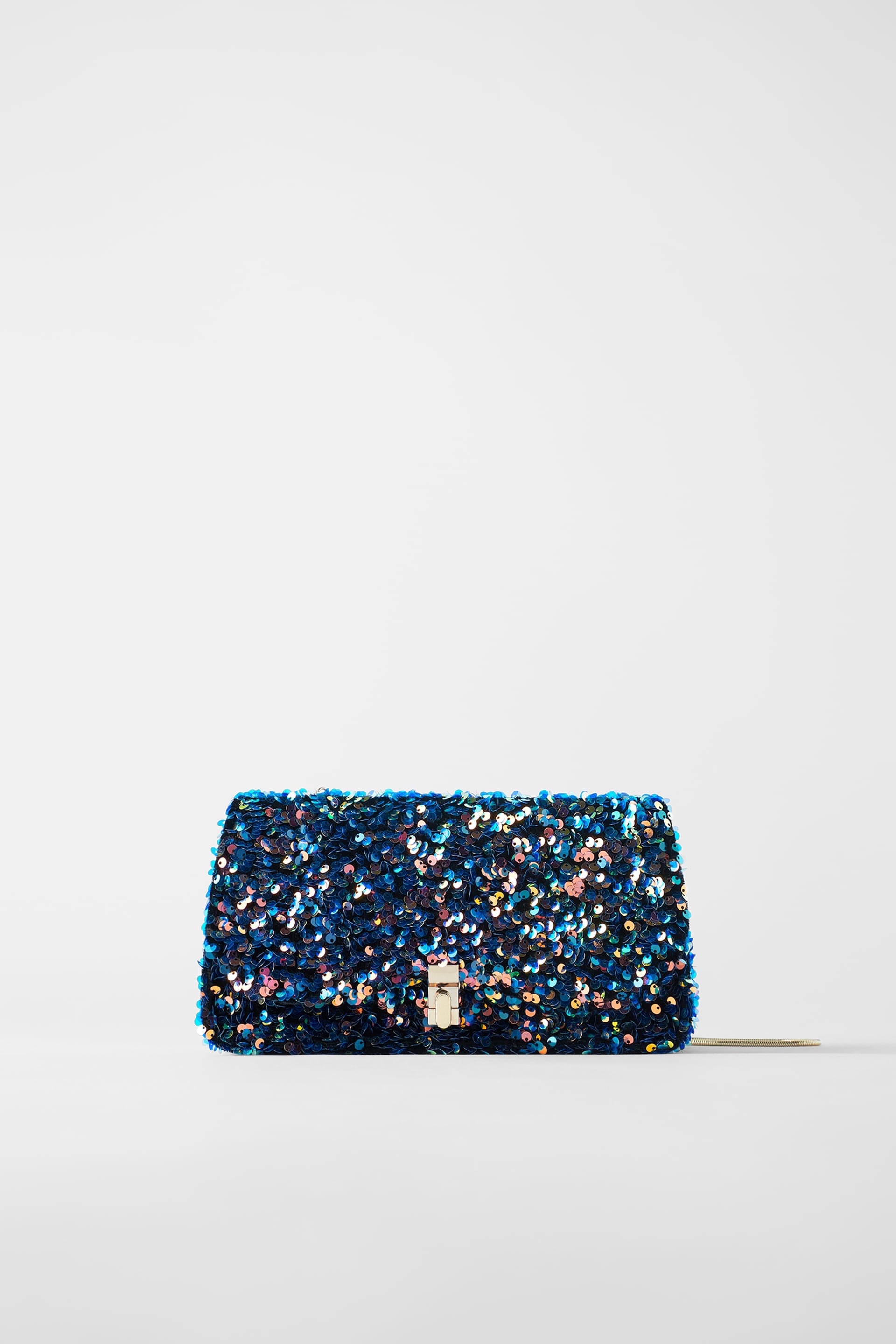 zara sequin bag