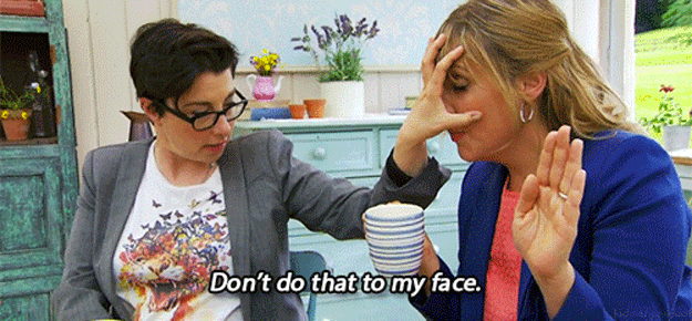 Then there are the hosts, Sue Perkins and Mel Giedroyc.