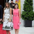 Melania Trump Chose a Valentino Dress For Her Visit With King Felipe and Queen Letizia
