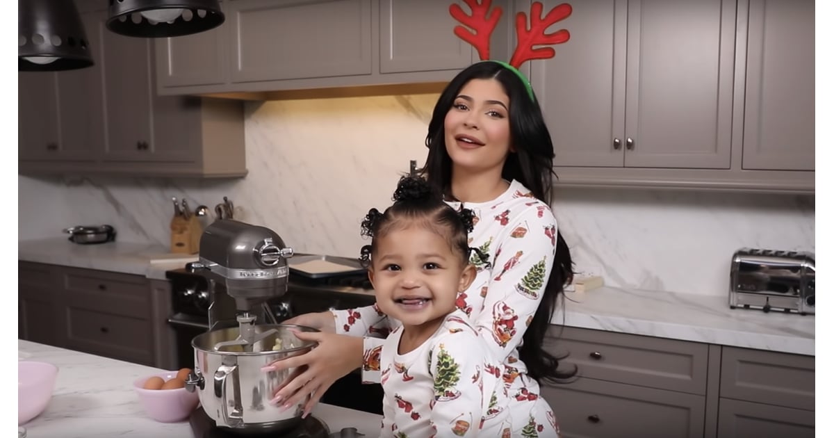 Kylie Jenner and Stormi Make Christmas Cookies | POPSUGAR Family