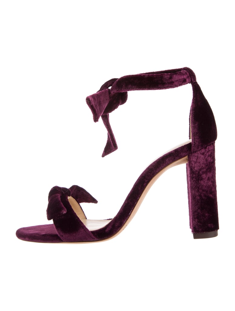 Alexandre Birman Clarita Velvet Sandals
