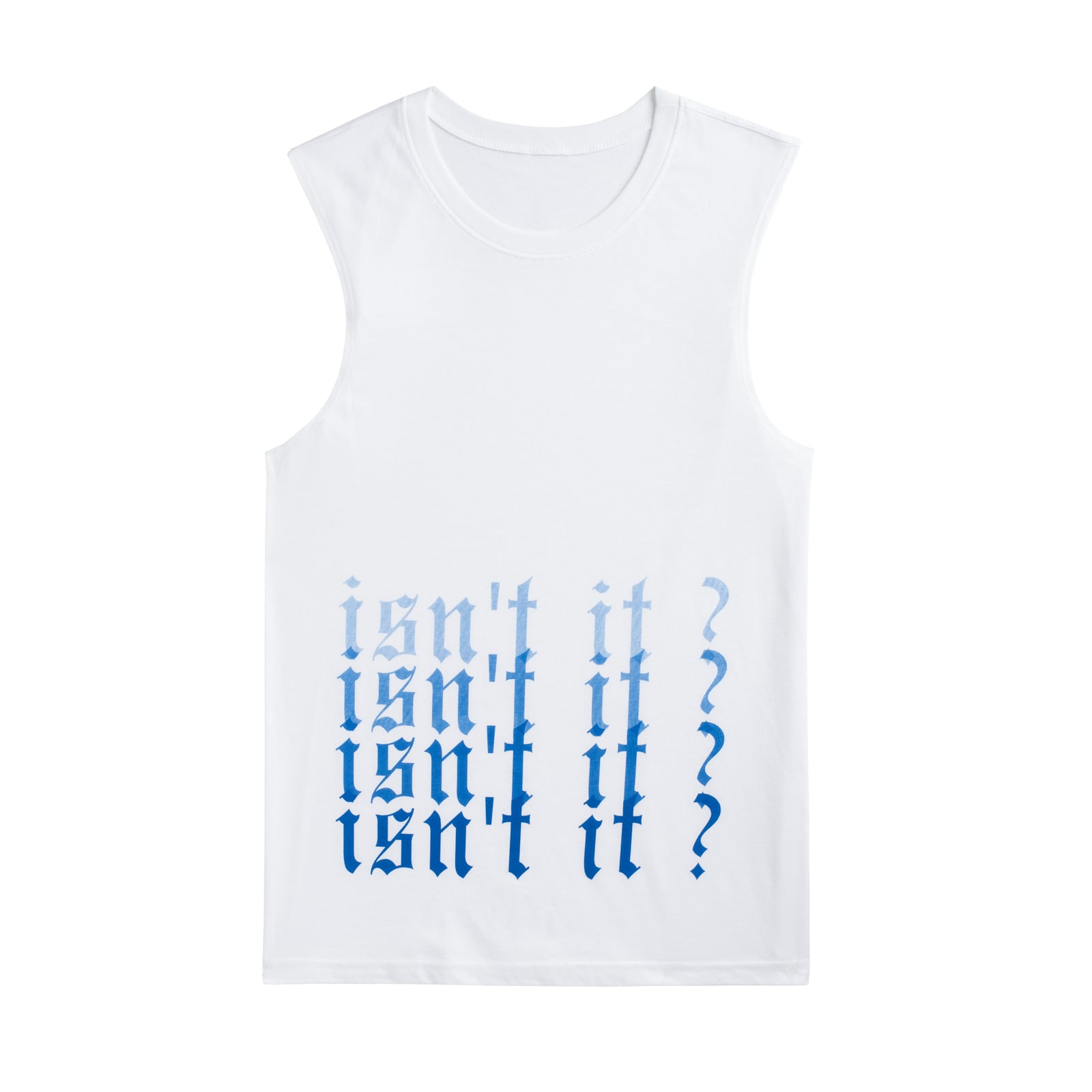 White Muscle Tee With Delicate Lyrics 75 Taylor Swift