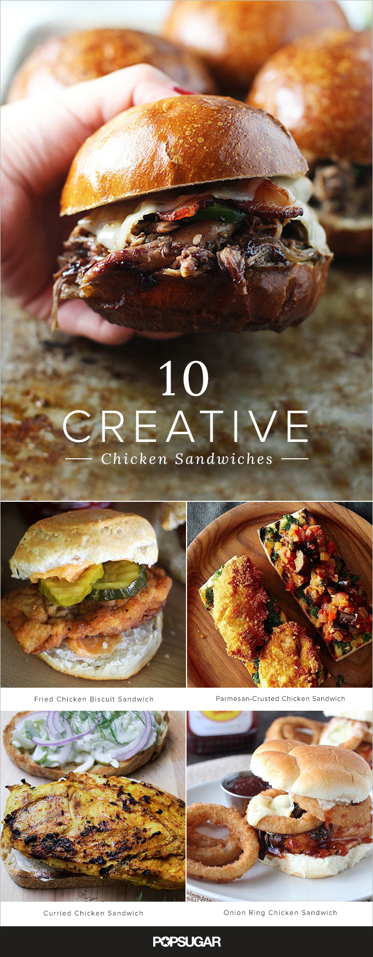 Get the recipes: creative chicken sandwiches