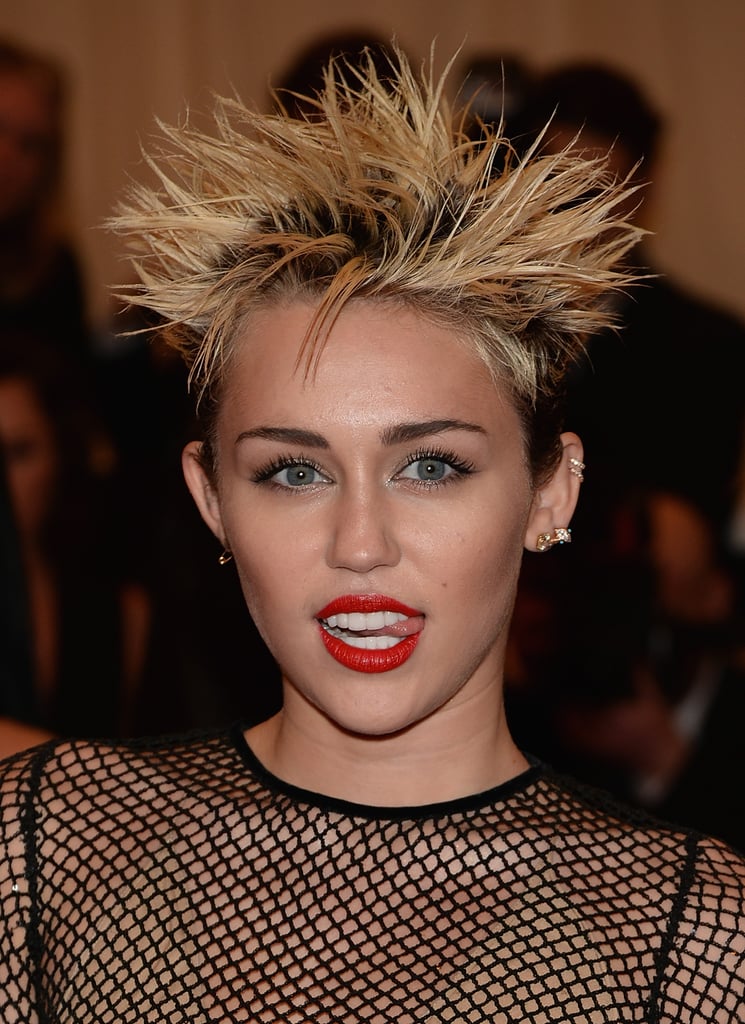 Miley Cyrus at the 2013 Met Gala in May 2013