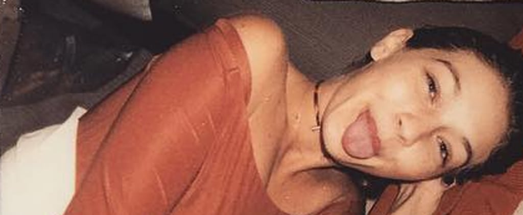 Gigi Hadid's Orange Off-the-Shoulder Top August 2016