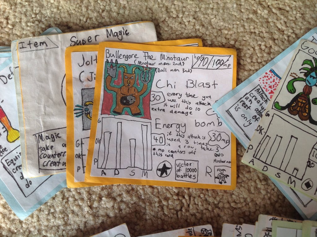 Brothers Make Their Own Card Game