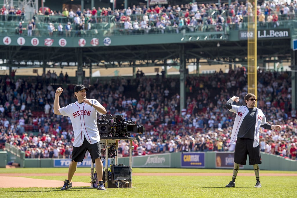 Jake Gyllenhaal at Red Sox Game April 2016