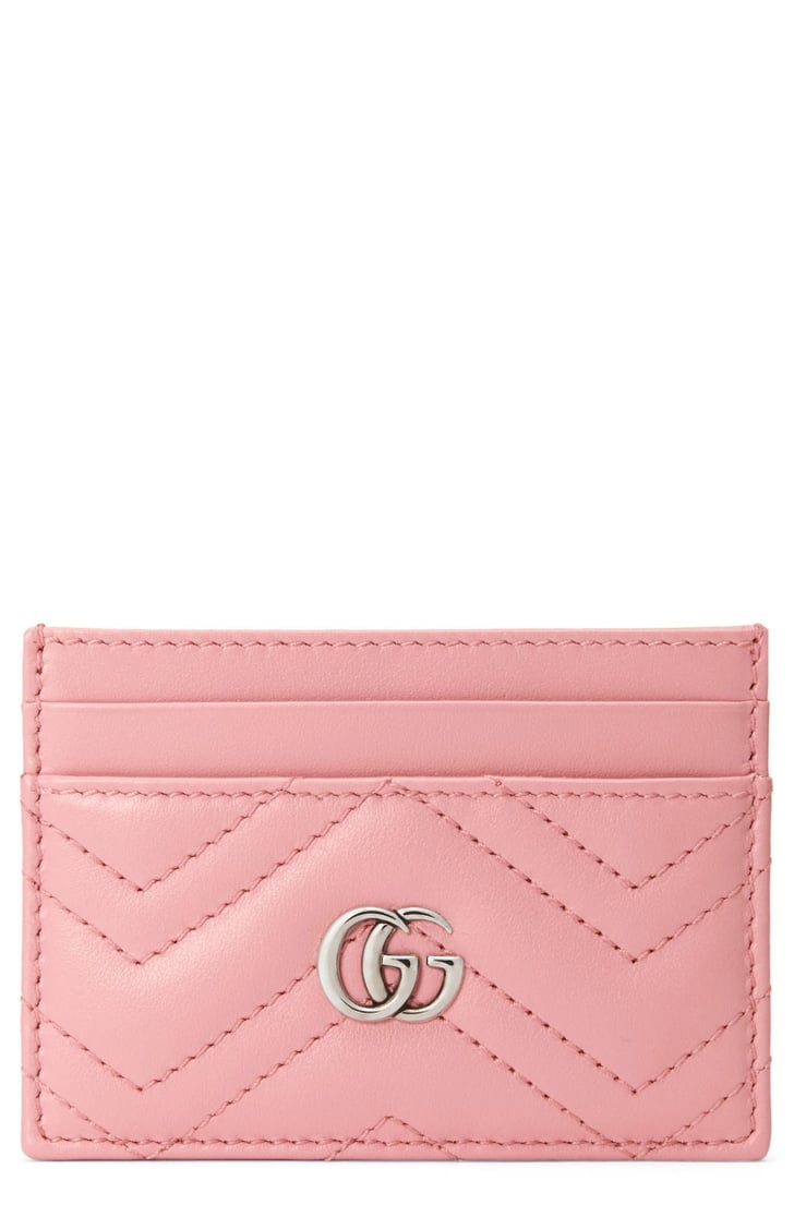 Gg quilted leather card case deals
