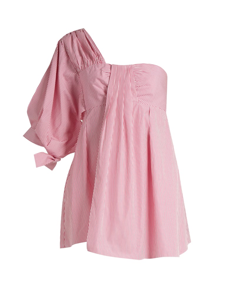 Teija One-Shoulder Striped Cotton Top ($397)