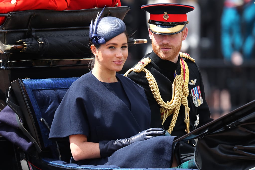 Meghan Markle Navy Outfit at Trooping the Colour 2019