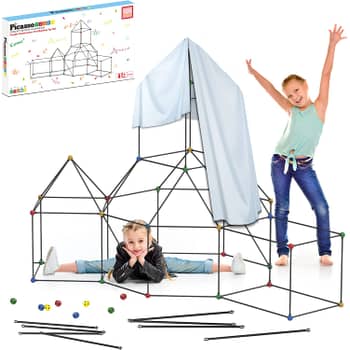 Obuby Kids Construction Fort Building Kit 85 Pieces Ultimate Forts