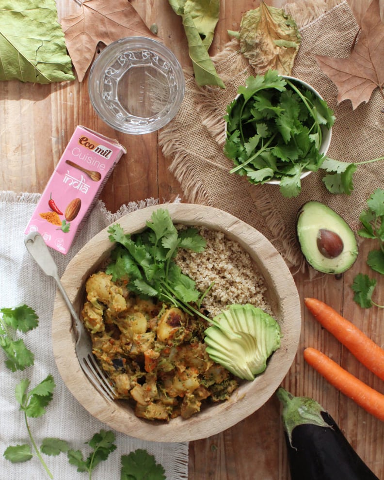 Seitan Potato Almond Curry