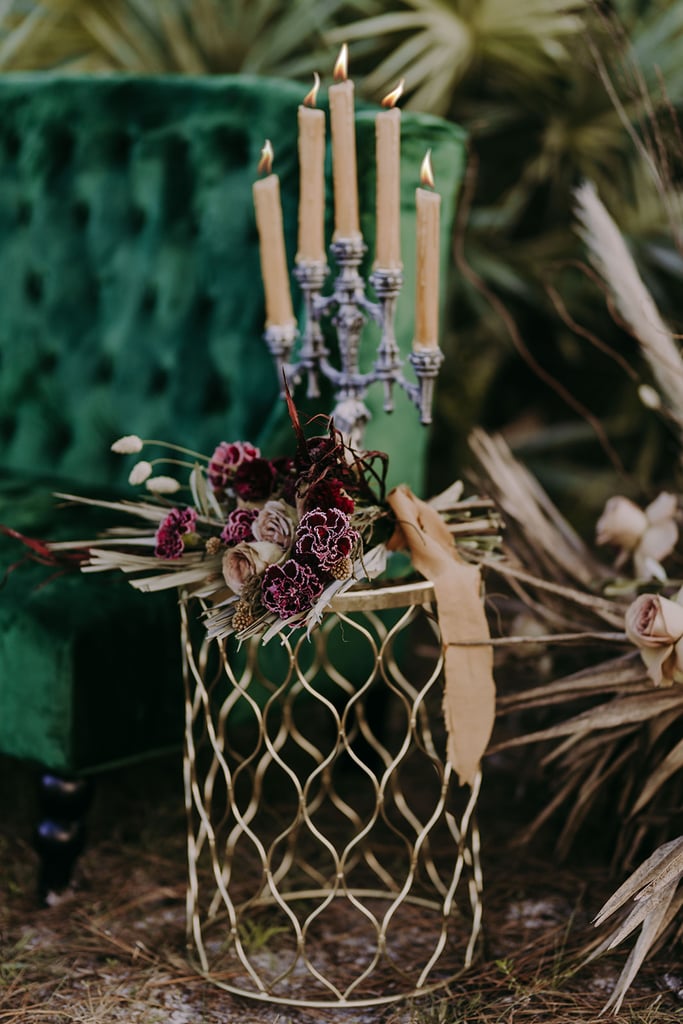 Witch-Inspired Halloween Wedding Shoot​