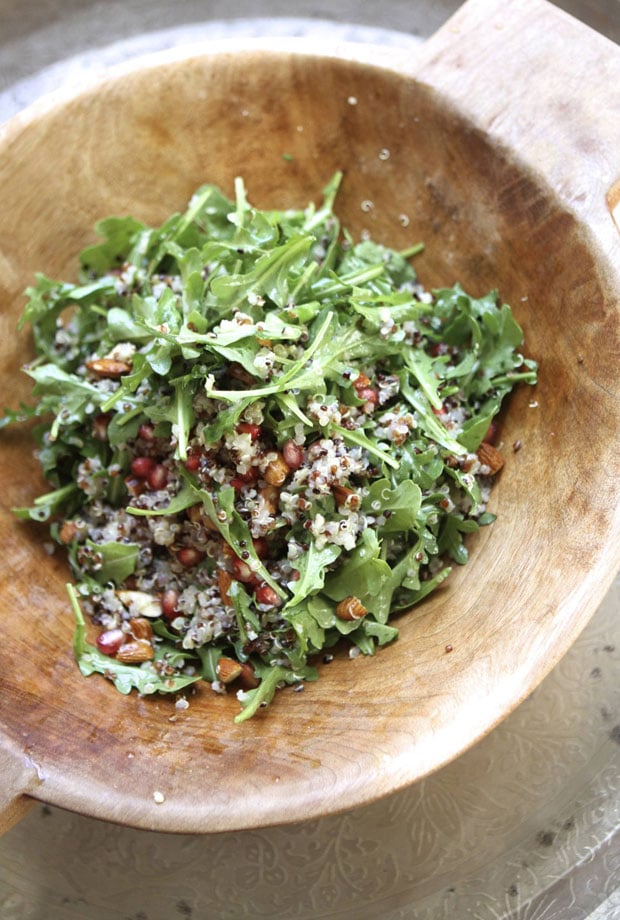 Quinoa Salad With Pomegranates and Arugula Quinoa Salad With Pomegranates and Arugula