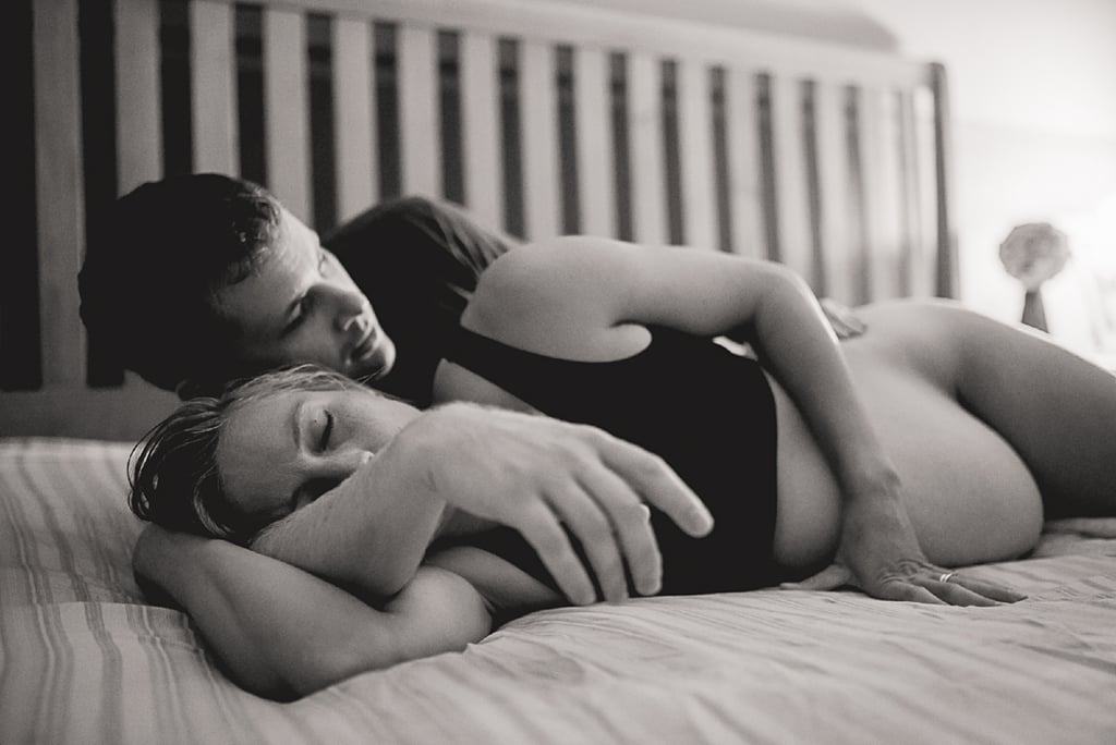 Black and White Photos of a Home Birth