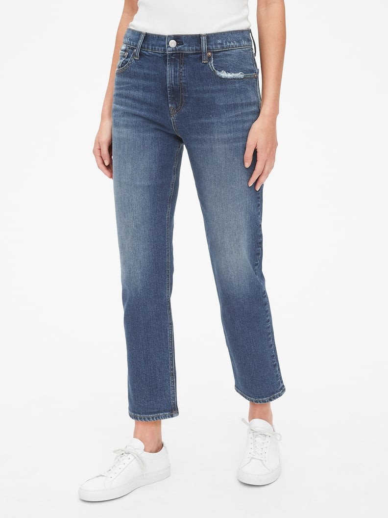 Gap High Rise Cheeky Straight Jeans