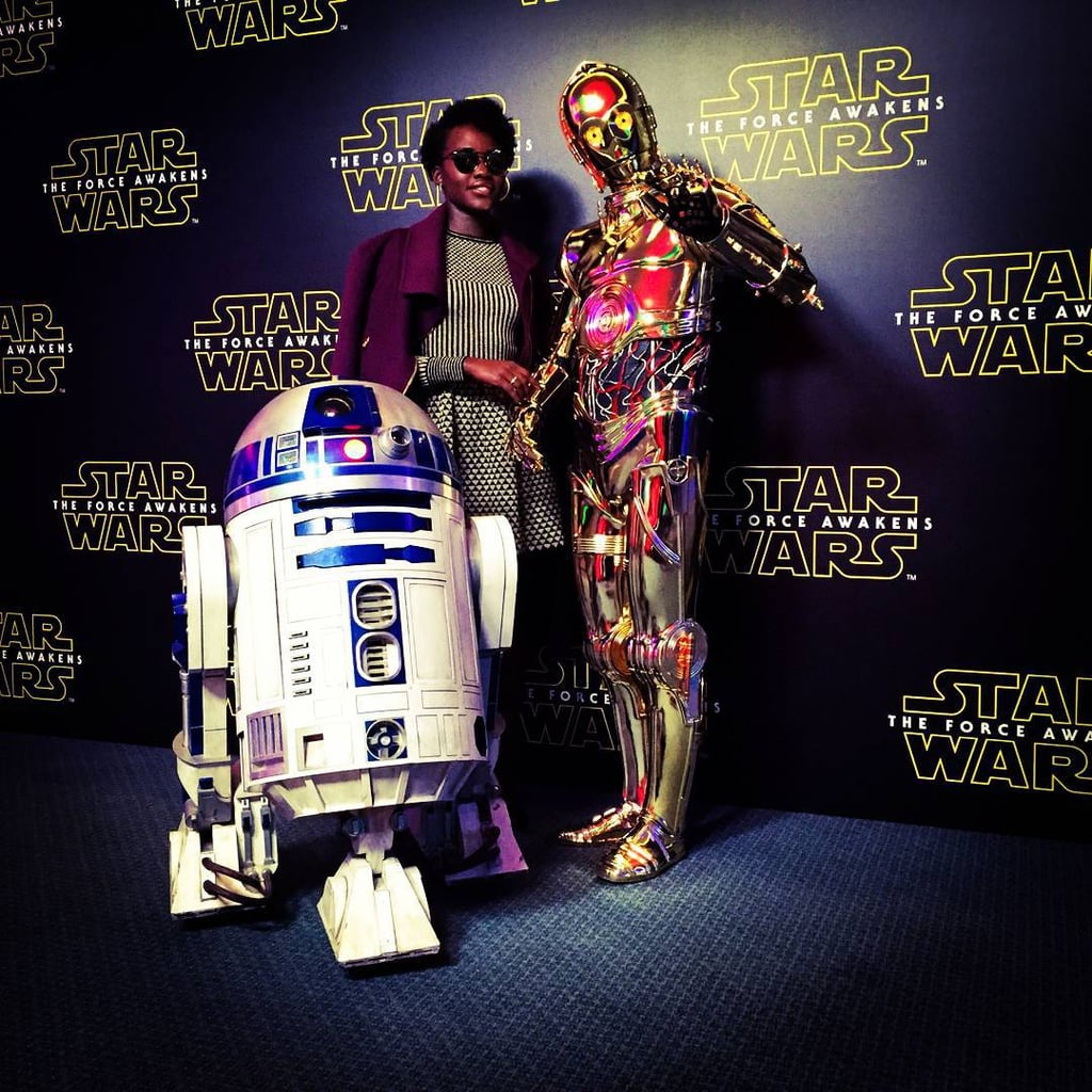 "#starwarsflex. That's a thing these days. #R2D2 #C3P0 @starwars #TheForceAwakens."