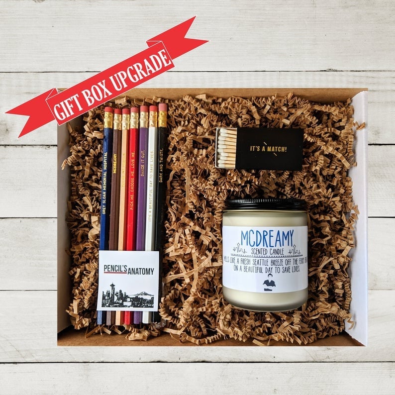 Grey's Anatomy McDreamy Candle — Gift Box Upgrade | This Grey's Anatomy-Scented  Candle Honors Derek Shepherd, and It Sounds McDreamy | POPSUGAR Home Photo 5