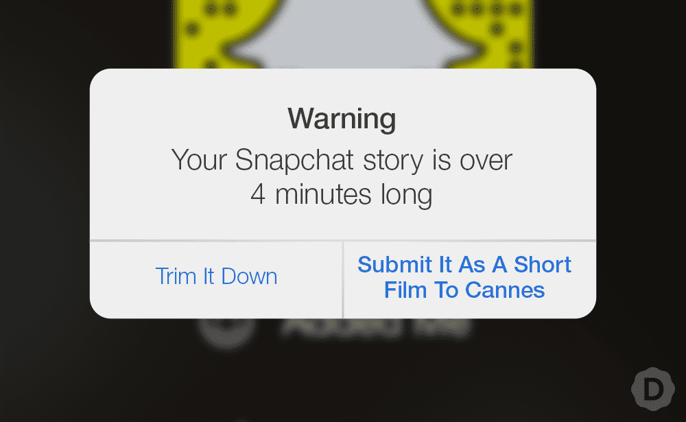 Nobody wants to see that.