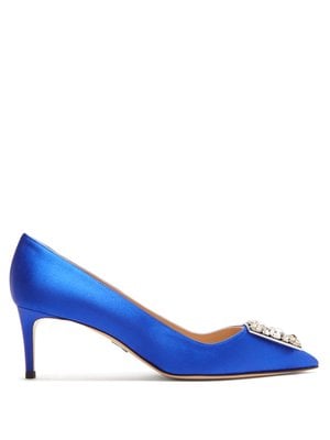 Paul Andrew Otto Embellished Satin Pumps