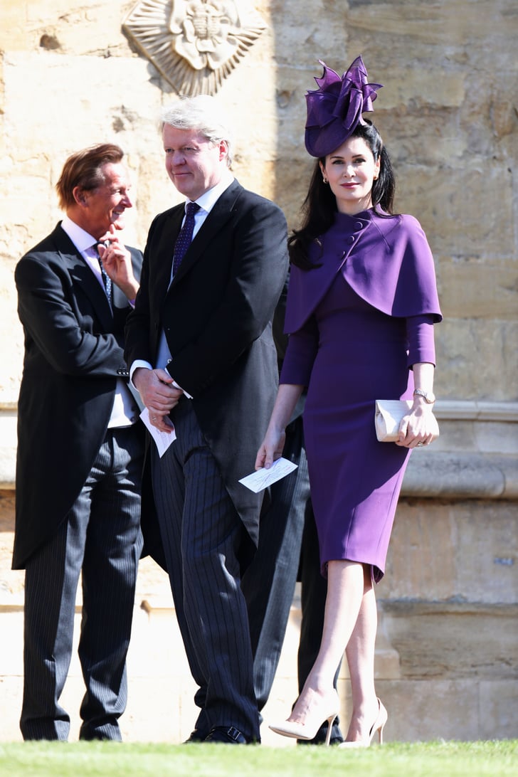 Charles Spencer and his wife Karen arriving at the royal ...