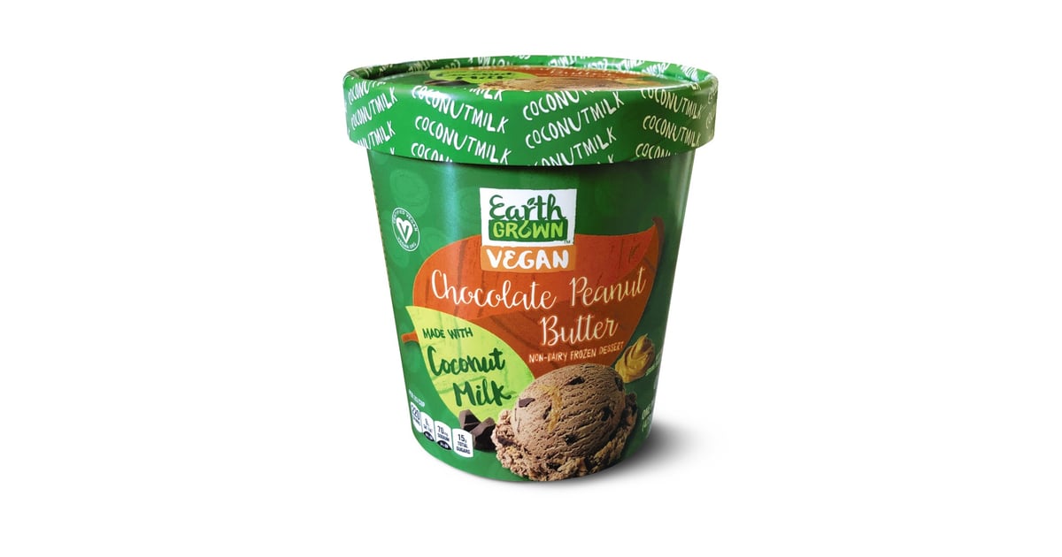 Aldi's Earth Grown Vegan CoconutMilk Chocolate Peanut Butter Ice Cream
