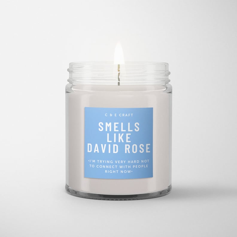 A Themed Candle: Smells Like David Rose Soy Wax Candle