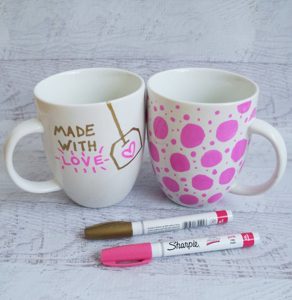 Sharpie Mug DIY Secret Santa Gifts POPSUGAR Family Photo 7