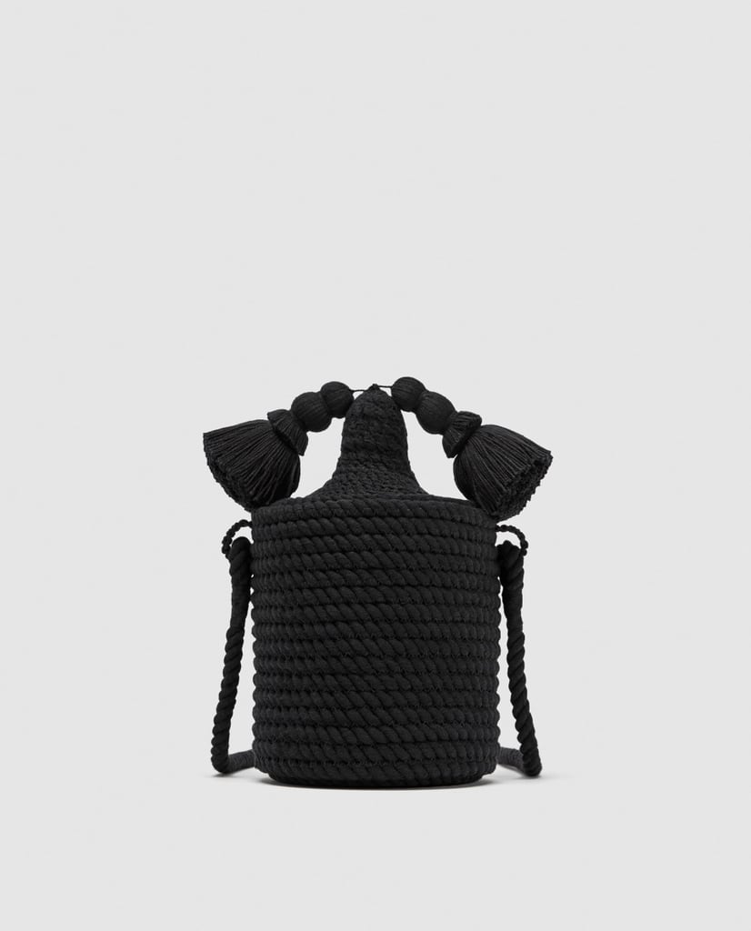 Zara Bucket Bag With Tassels