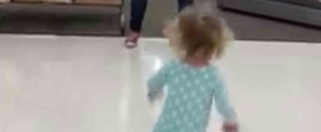Little Girl and Target Employee Dance Party