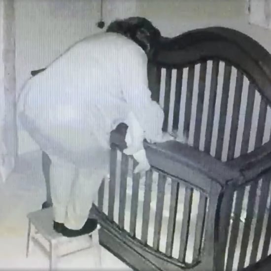 Grandma Falling Into Baby's Crib