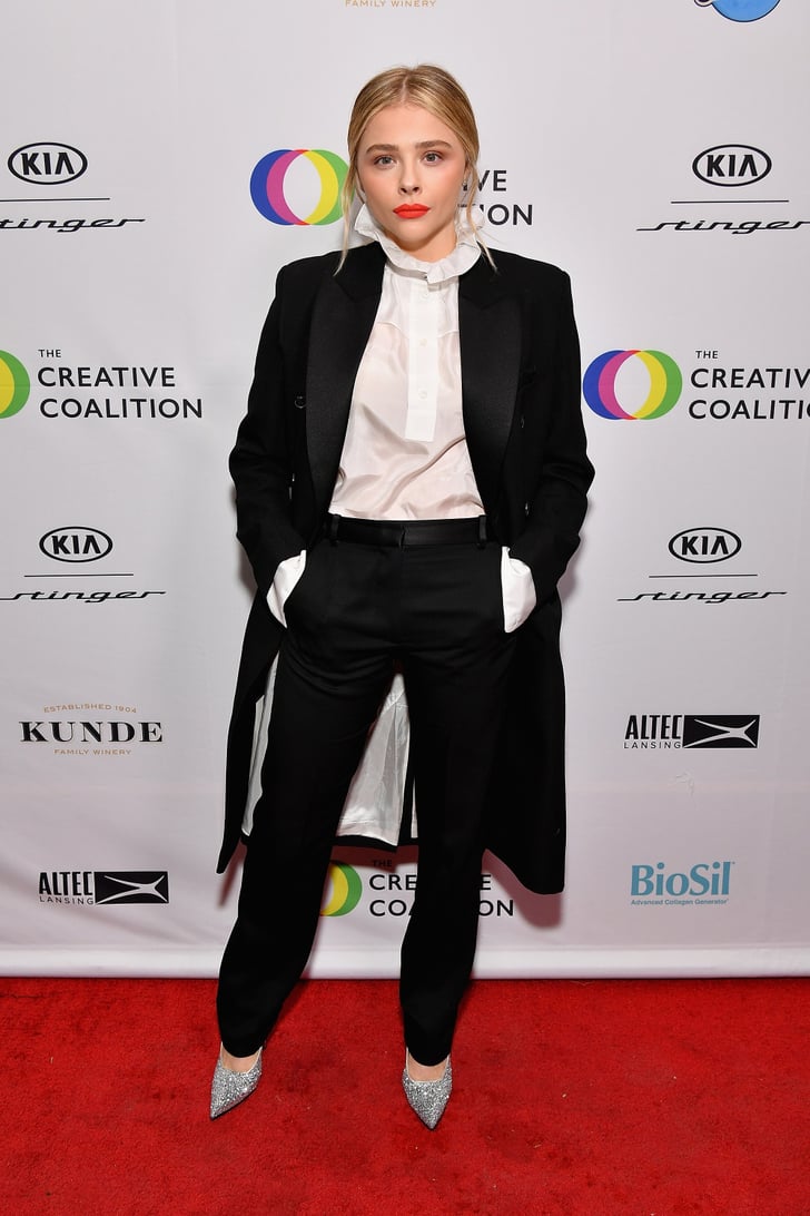 Chloe Grace Moretz Wearing Same Look as Victoria Beckham