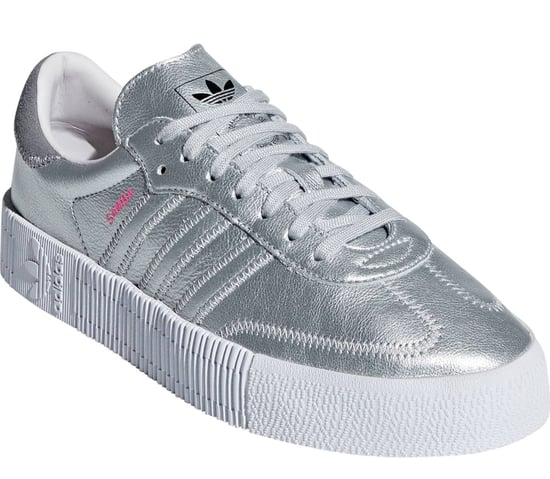 silver adidas samba