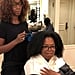 Oprah Dyeing Gray Hair Before the 2018 Golden Globes