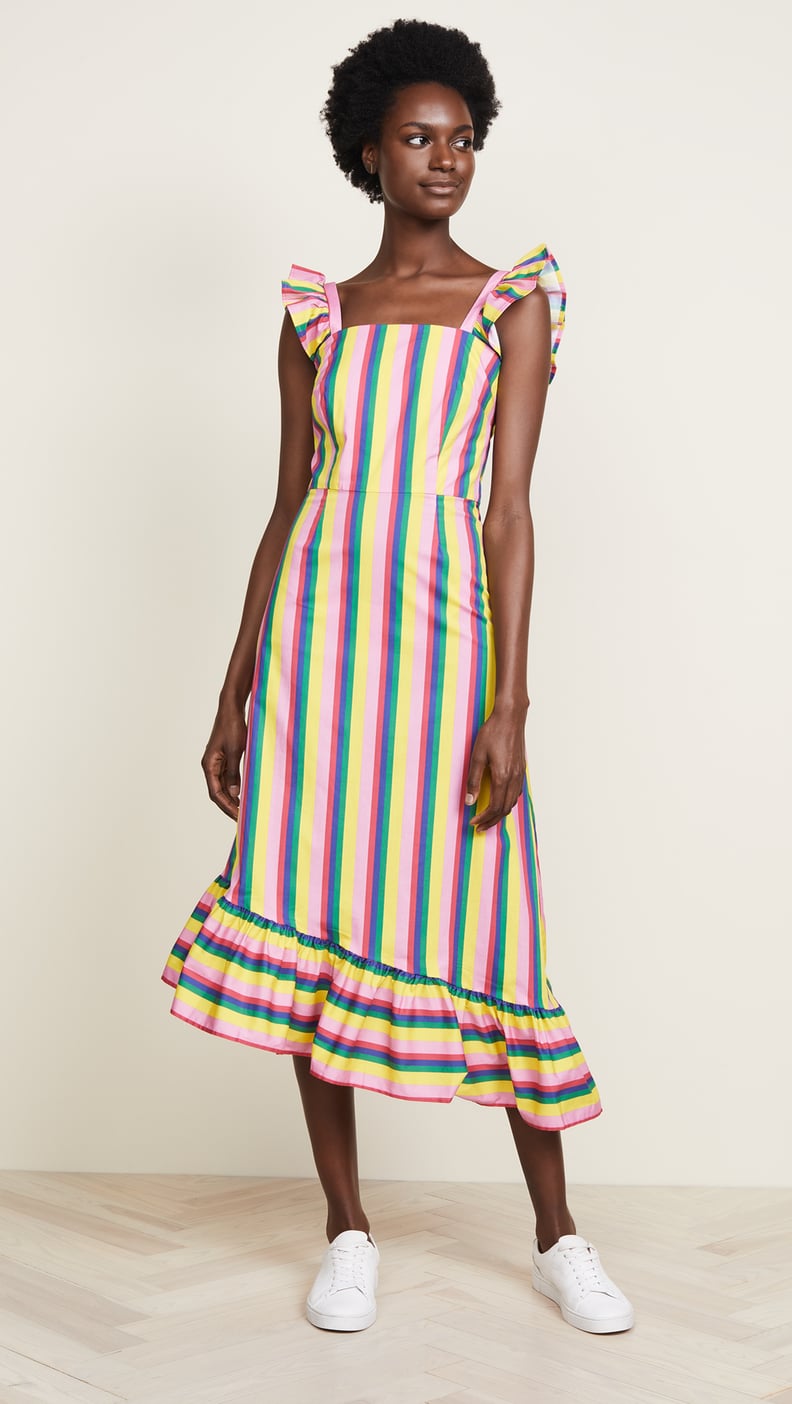 Staud Valentina Stripe Dress