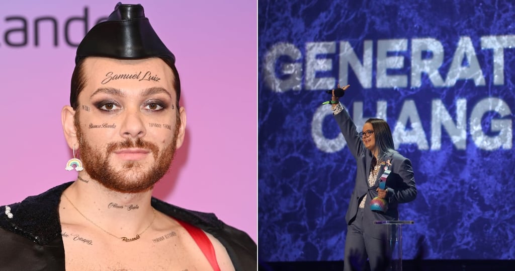 Celebrities at the 2021 MTV EMAs Supporting LGBTQ+