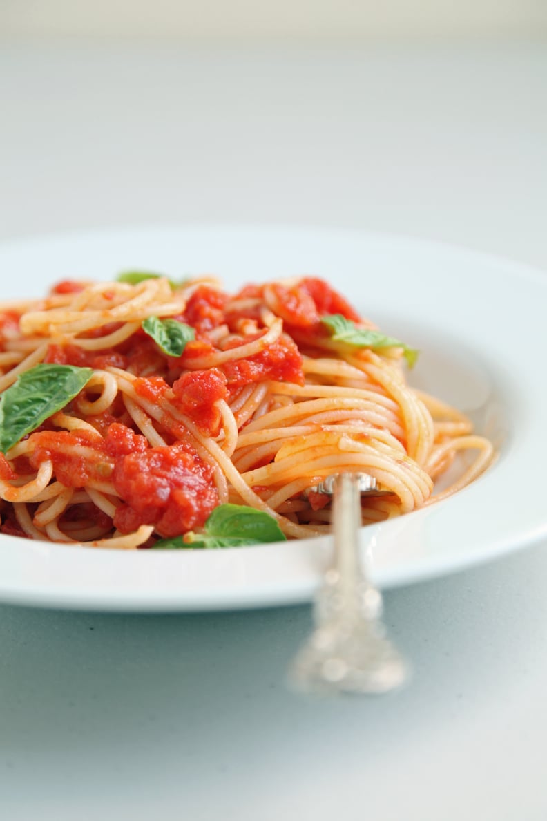 Day Two: Easy Tomato Sauce with Spaghetti