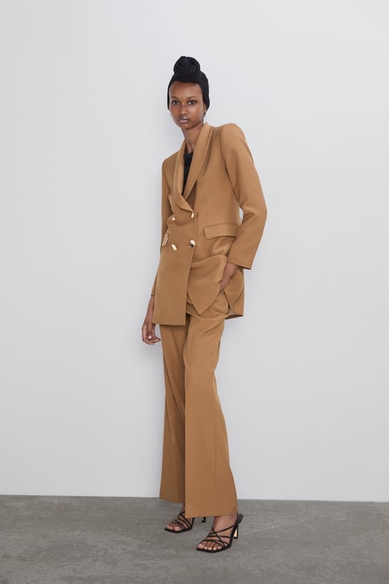 Zara Flared Pants | Emily Ratajkowski Channels the '90s in a Suit and ...