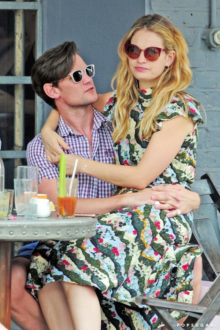 Lily James and Matt Smith London Pictures July 2018 | POPSUGAR