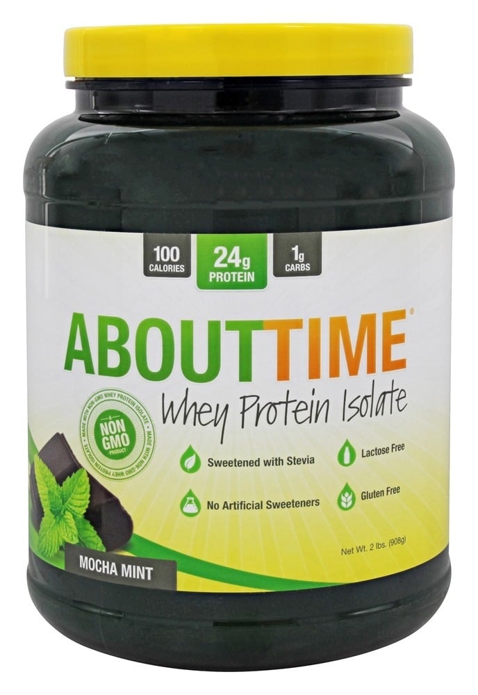 About Time Mocha Mint Whey Protein