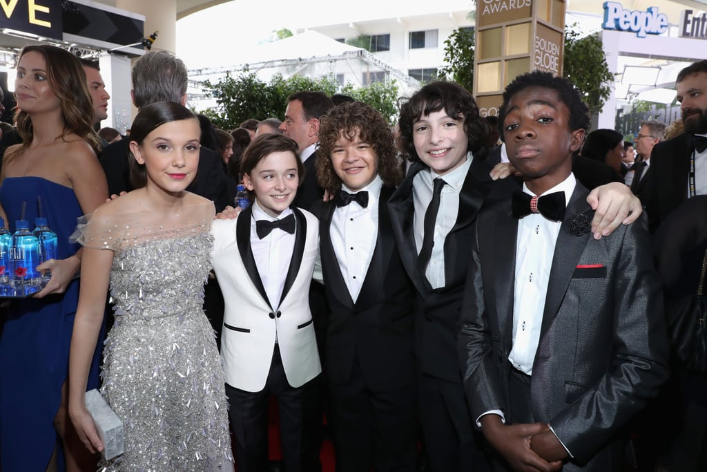 Stranger Things Cast at the 2017 Golden Globes