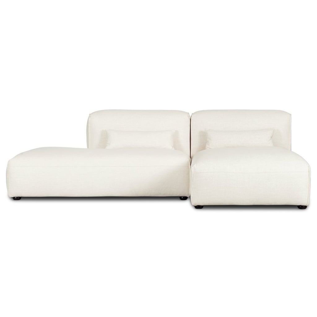 Poly & Bark Infina Left Lounger Modular 2 Piece Sofa Best Comfortable