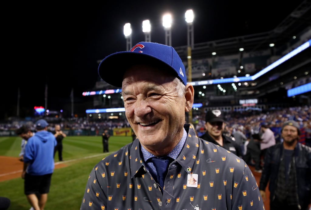 Bill Murray's Reaction to Cubs Winning World Series