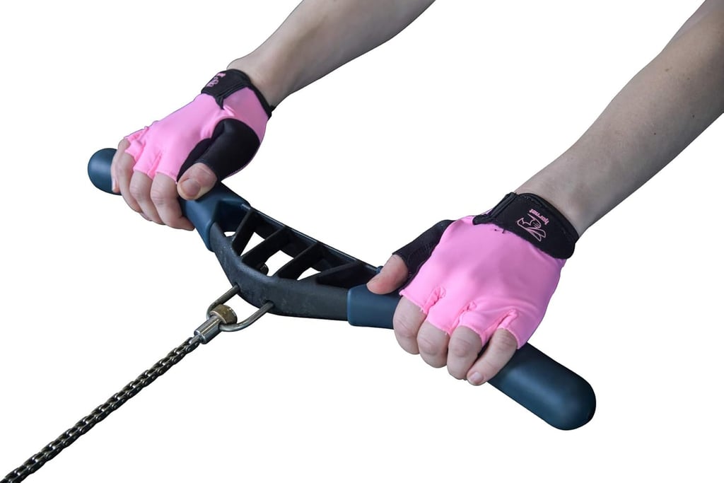Hornet Watersports Light Pink Rowing Gloves ($20)
My hands get super sweaty during workouts, which makes it hard to grip weights and equipment. These rowing gloves create the perfect amount of grip without unnecessary bulk and will prevent blisters.