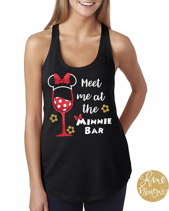 Minnie Wine Glitter Shirt ($26)