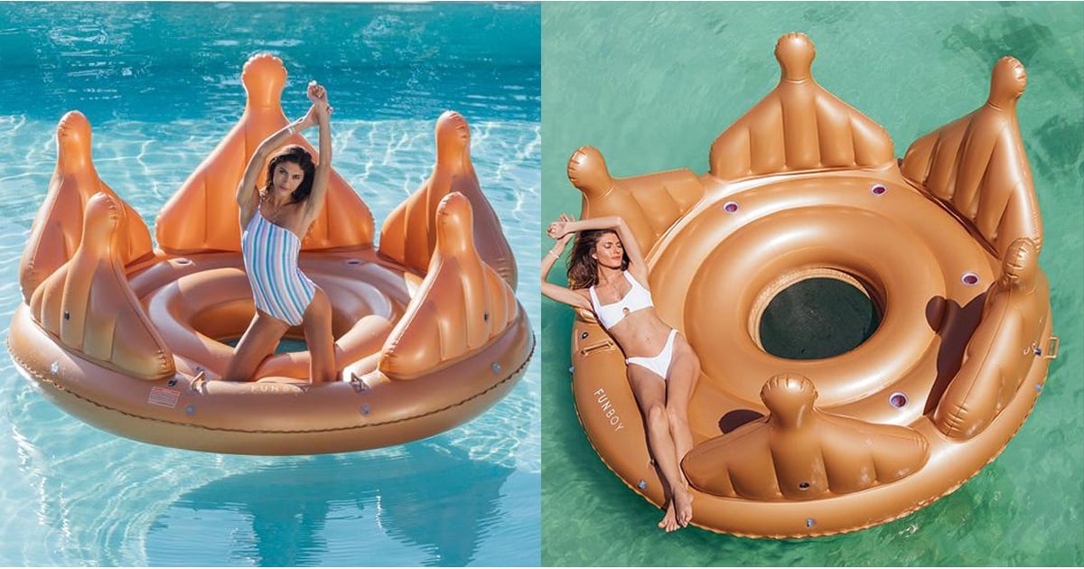 Crown shop pool float