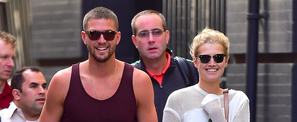 Toni Garrn and Chandler Parsons Kissing in NYC